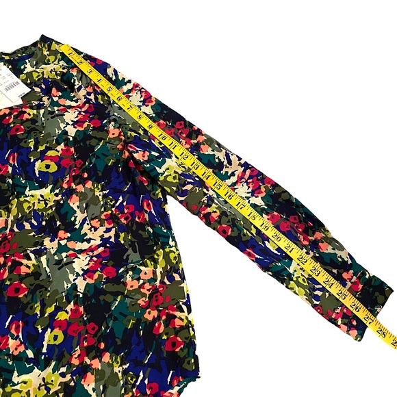 ๐ J. CREW | VIBRANT FLORAL BLOUSE SZ S - Picture 14 of 16